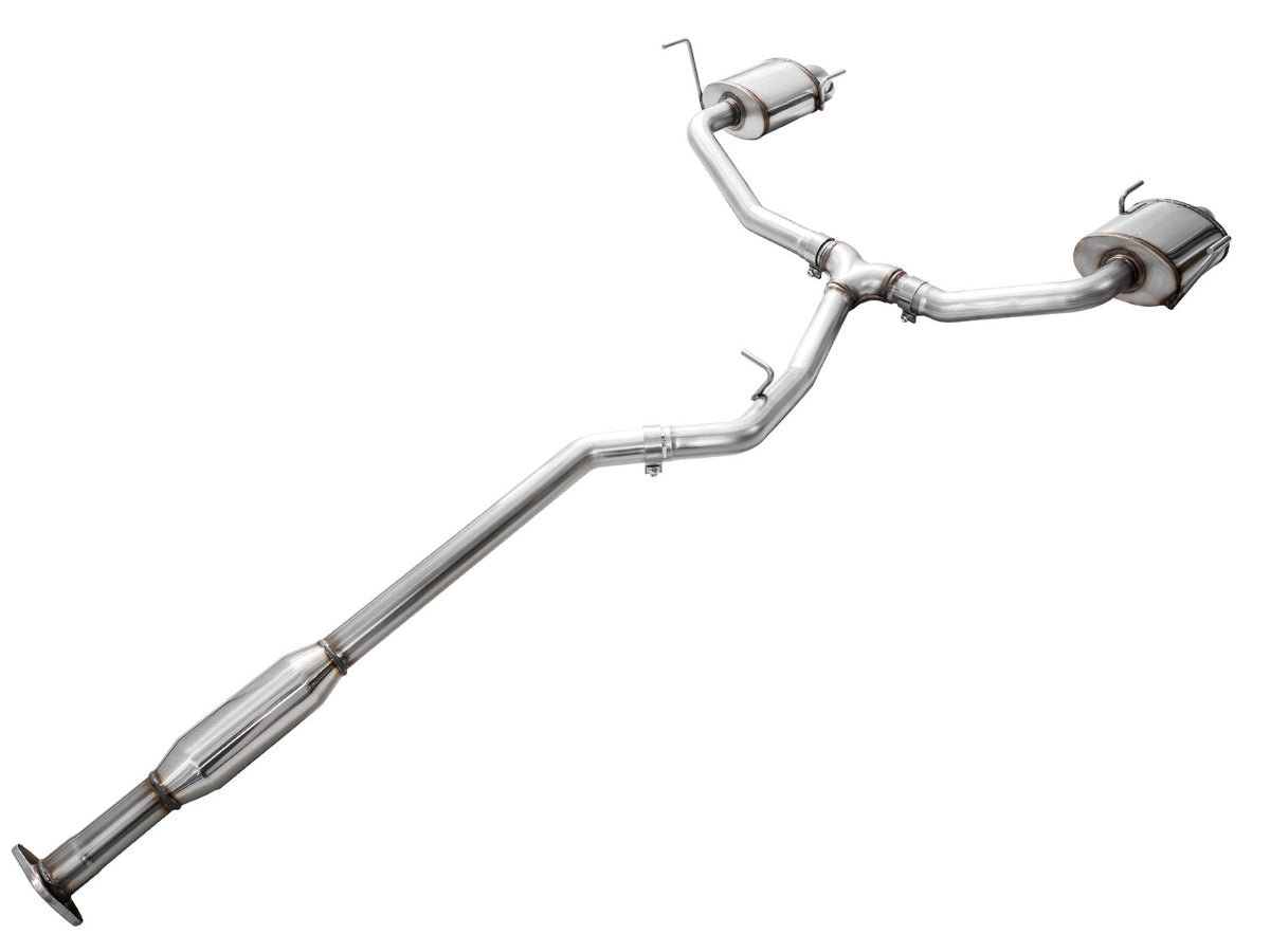 AWE 20-25 Subaru Outback (Wilderness & XT) 0FG Catback Exhaust w/Dual BashGuards - 3015-38246
