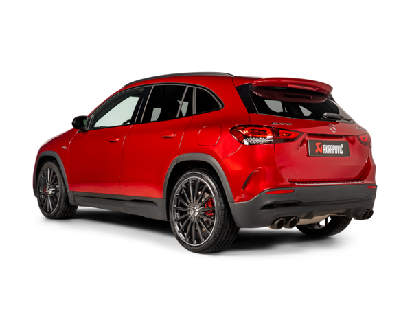 Akrapovic 2021+ Mercedes-AMG GLA 45 / GLA 45 S Evolution Titanium Catback Exhaust - S-ME/T/1H for 2021-2023 Mercedes Benz GLA