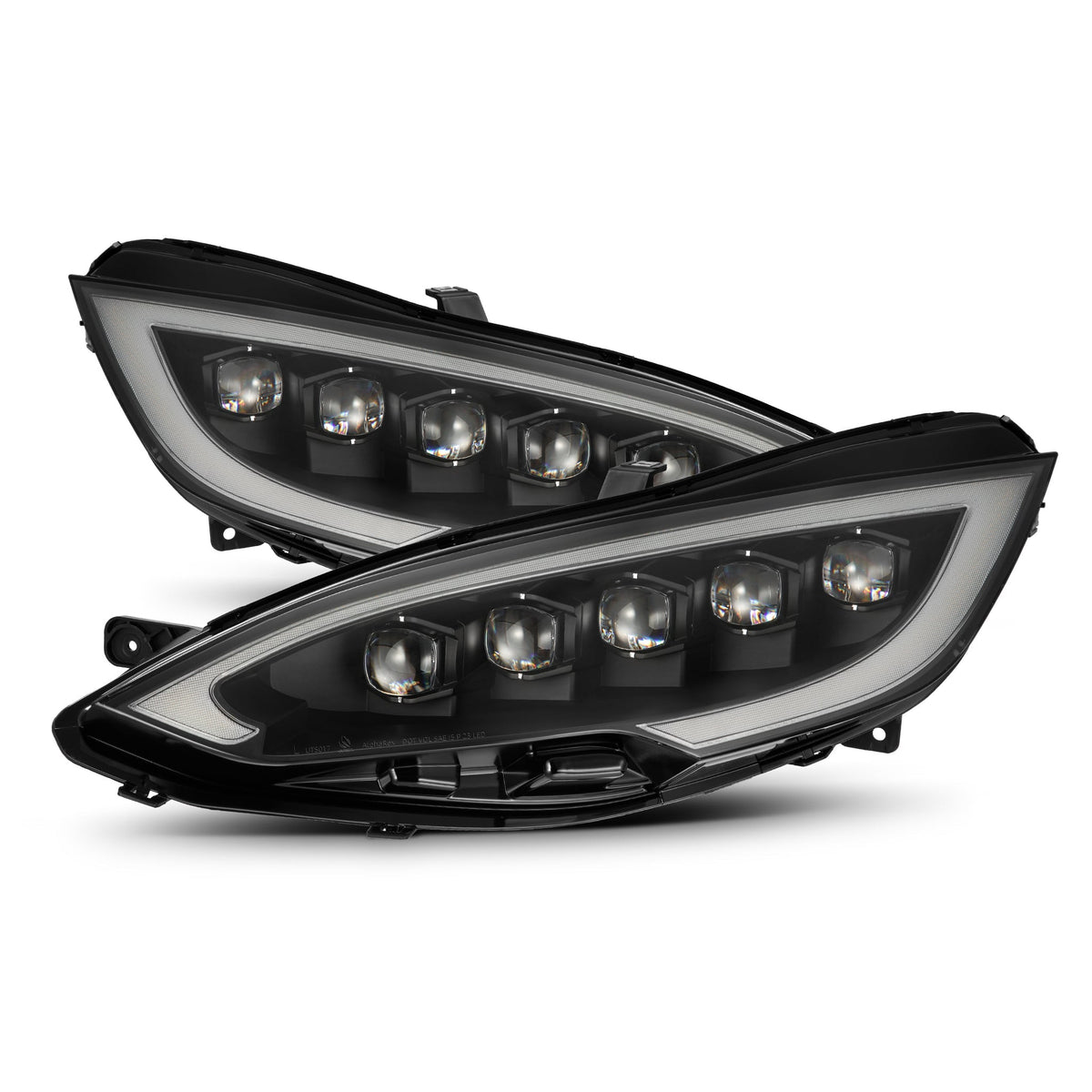 AlphaRex 16-21 Tesla Model S NOVA-Series LED Projector Headlight Converter - 810039 for 2017-2021 Tesla S - front view