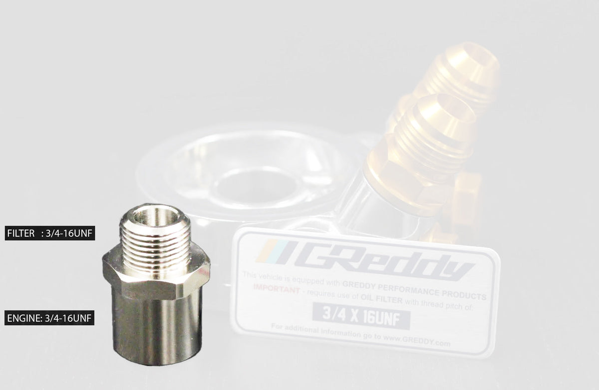 GReddy - Replacement Parts for GReddy Oil Cooler Block Adapter(s) Type E / B / F / I / G - 12401152