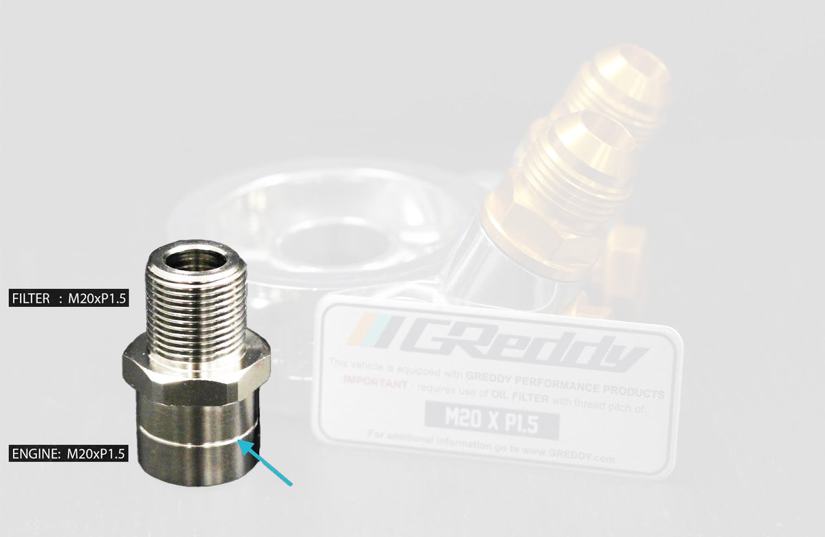 GReddy - Replacement Parts for GReddy Oil Cooler Block Adapter(s) Type E / B / F / I / G - 12401102