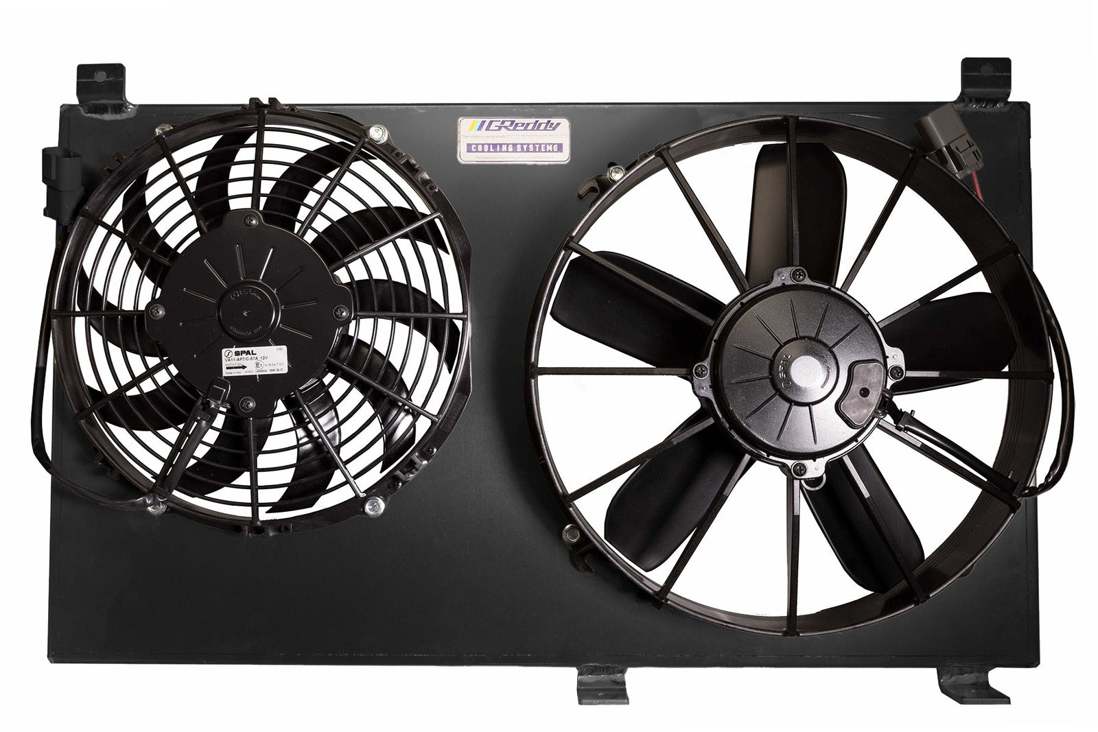 GReddy - Honda S2000 Dual Fan Shroud W/ Dual Spal Fans - Black - 12053203