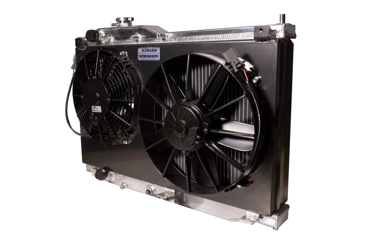 GReddy - Honda S2000 Dual Fan Shroud W/ Dual Spal Fans - Black - 12053203