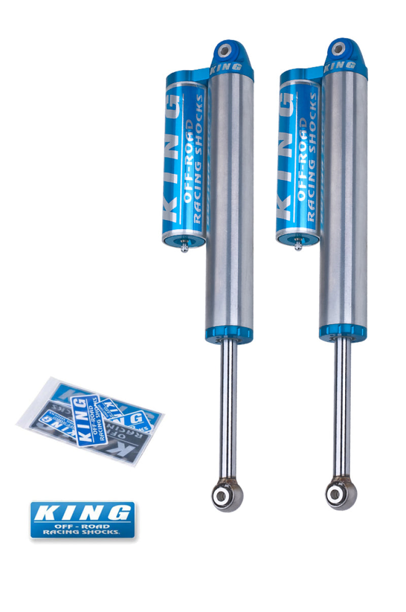 King Shocks 09-14 Ford F150 2WD/4WD Rear 2.5 Dia Piggyback Reservoir Shock (Pair) - 25001-214 for 2009-2013 Ford F 150 - fron