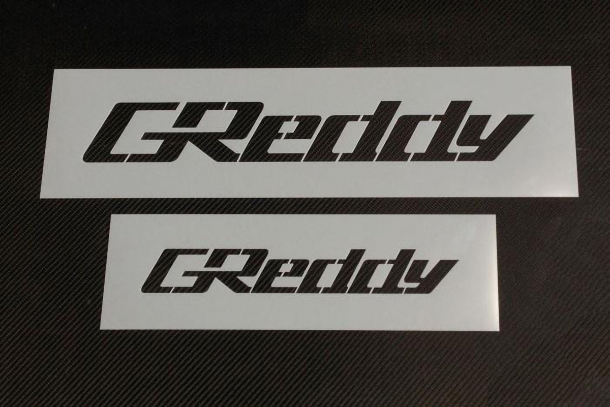 GReddy Stencil Small 15in x 2.125in - 12099996