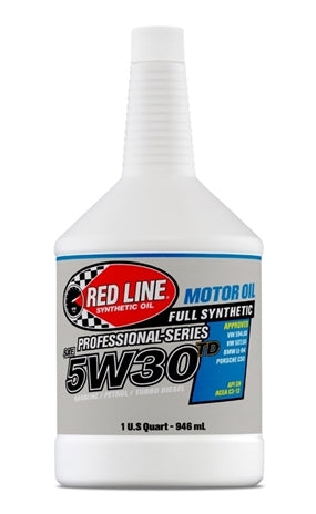Red Line 5W30TD Synthetic Motor Oil Professional-Series 1 Quart
