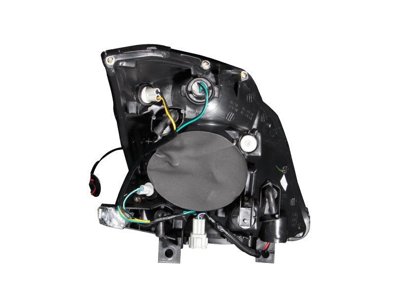 ANZO 2003-2005 Nissan 350Z Crystal Headlights Black - 121108