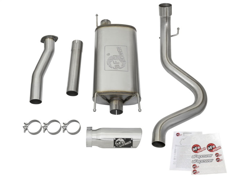 aFe MACHForce XP Cat-Back SS Exhaust w/ Polished Tips 16 Toyota Tacoma V6-3.5L - 49-46026-P