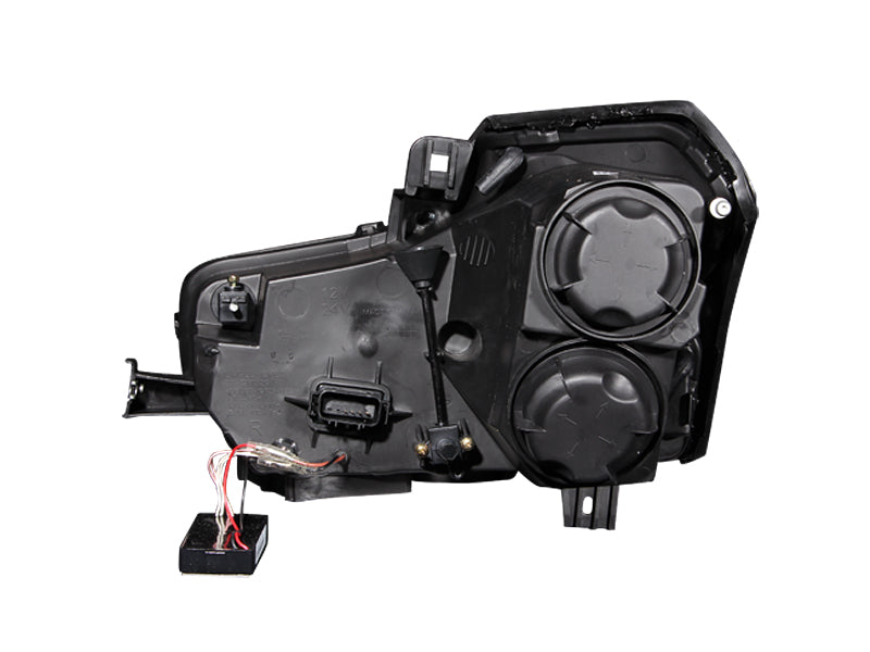 ANZO 2003-2007 Cadillac Cts Projector Headlights w/ Halo Black - 121415