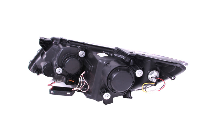 ANZO 2011-2013 Kia Optima Projector Headlights w/ Halo Chrome (CCFL) - 121459 for 2011-2015 Kia Optima - front view