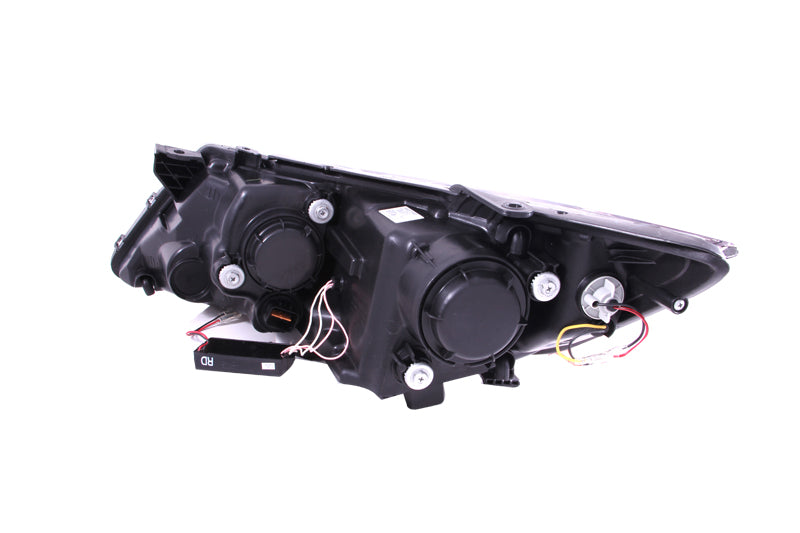 ANZO 2011-2013 Kia Optima Projector Headlights w/ Halo Black (CCFL) - 121460 for 2011-2015 Kia Optima - front view