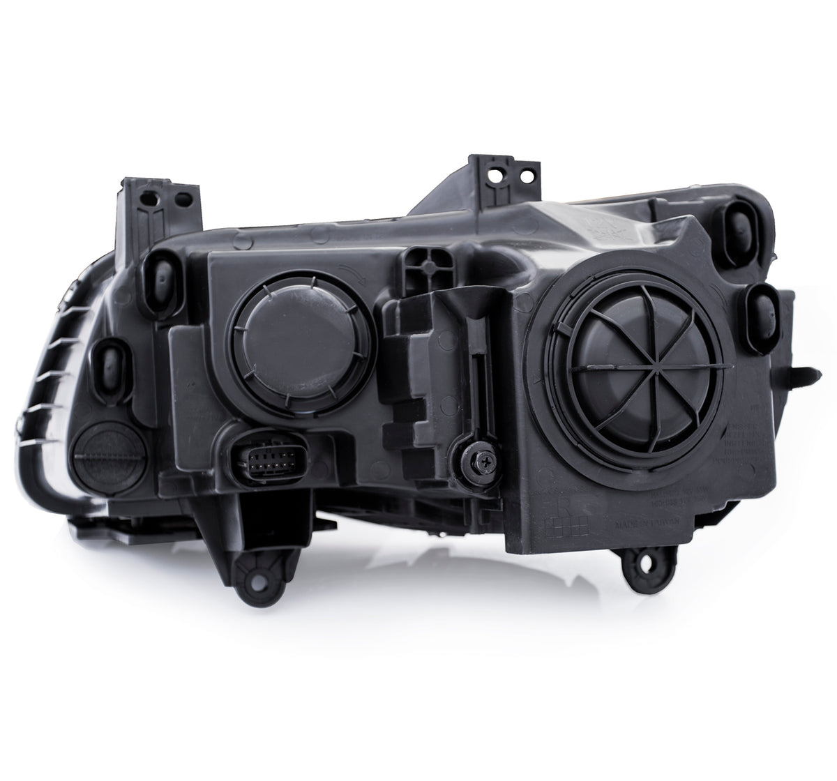 ANZO 2011-2014 Chrysler 300 Projector Headlights w/ Plank Style Design Chrome - 121494