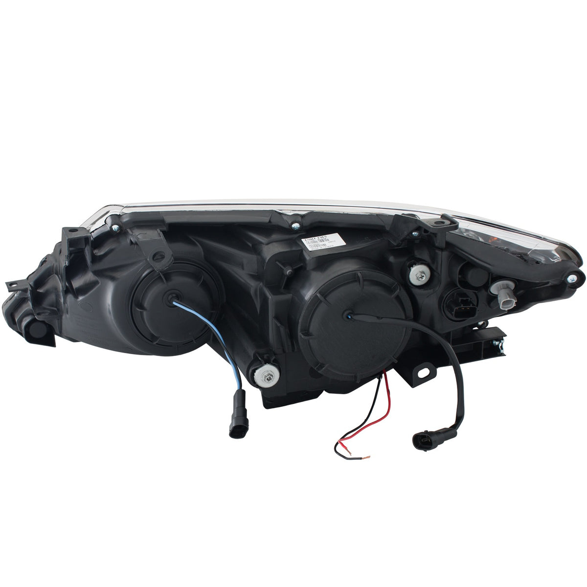 ANZO 2012-2013 Toyota Camry Projector Headlights w/ Halo Black - 121512