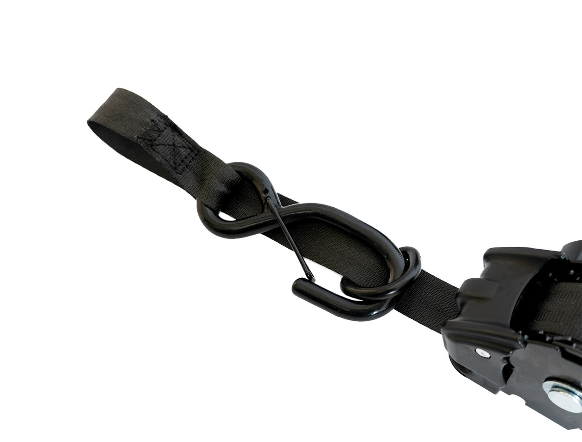 Speedstrap 1In x 10ft Retractable Tie Downs w/ Built in Soft-Tie (2-Pack)