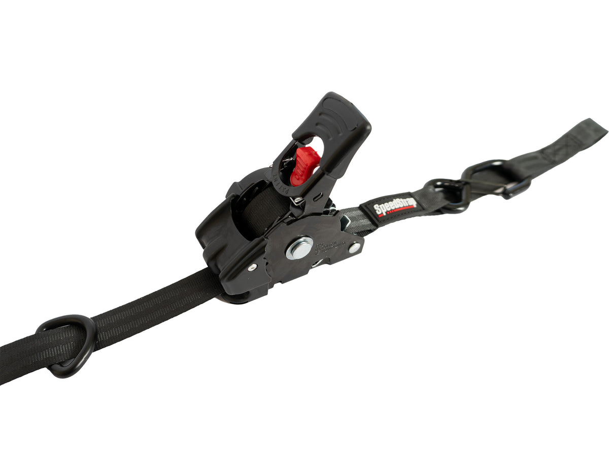 Speedstrap 1In x 10ft Retractable Tie Downs w/ Built in Soft-Tie (2-Pack)