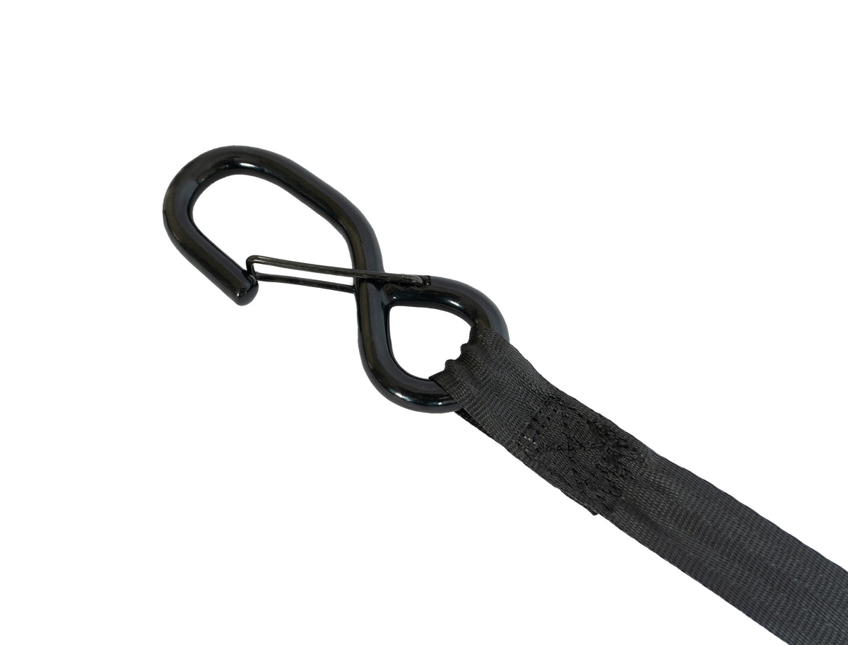 Speedstrap 1In x 10ft Retractable Tie Downs w/ Built in Soft-Tie (2-Pack)