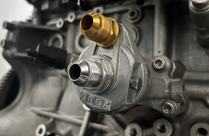 GReddy - GReddy Oil Cooler Relocation Block Adapter Type-B / Type-F - for Remote Filter - 12401129