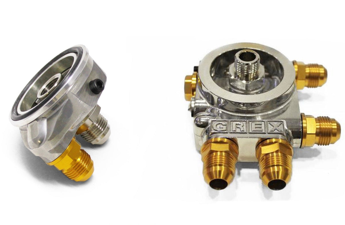 GReddy - GReddy Oil Filter Relocation Oil Cooler Kit(s) w/ 10-13-16row cores - 12024403