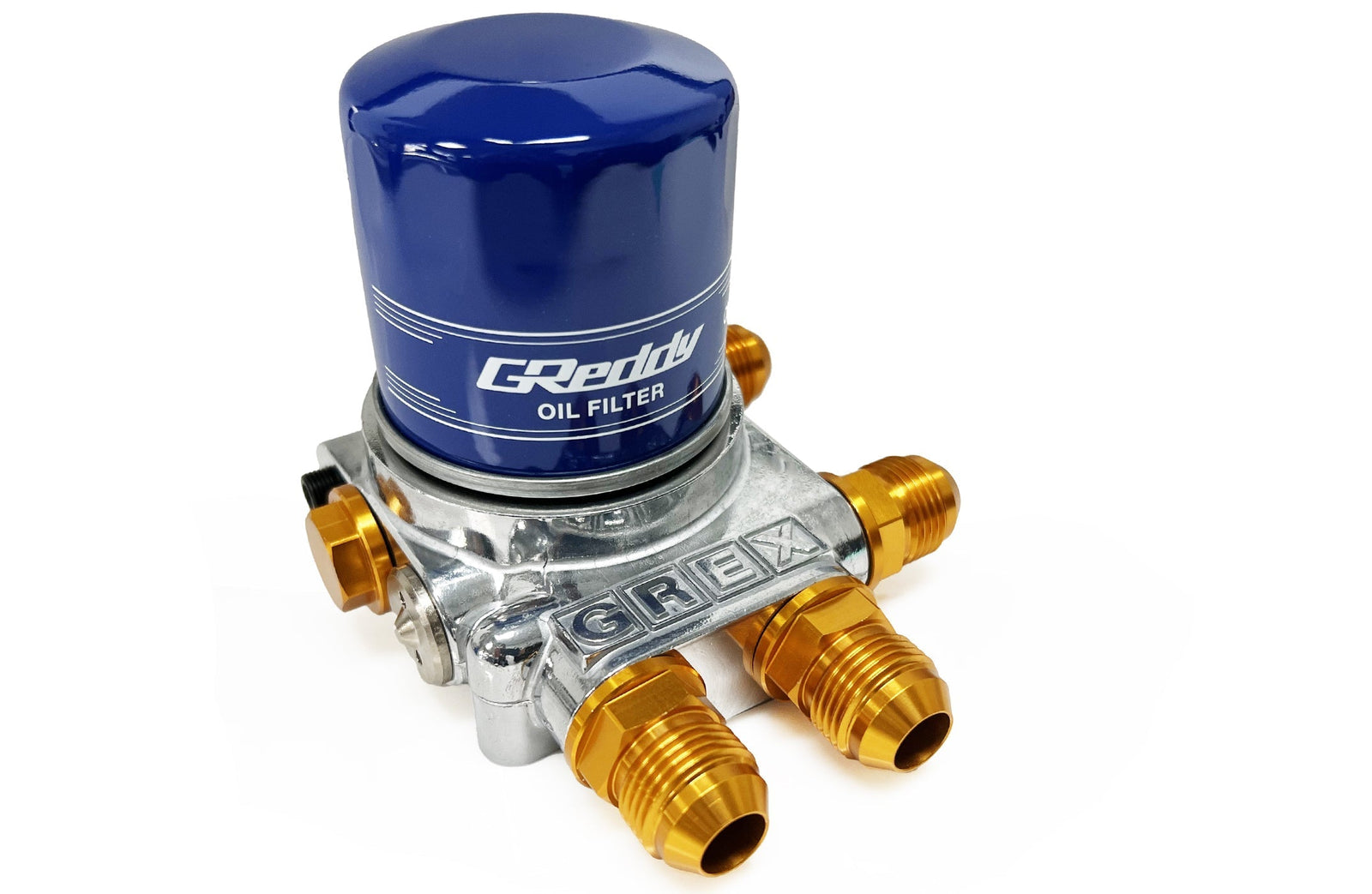 GReddy - GReddy Oil Cooler Filter Block Adapter Type-I - Remote Filter ( & Optional Bypass Tube ) - 12009990