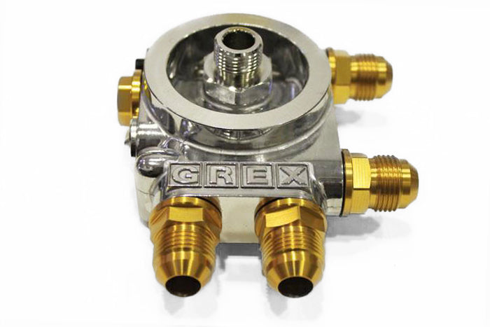 GReddy - GReddy Oil Cooler Filter Block Adapter Type-I - Remote Filter ( & Optional Bypass Tube ) - 12009990