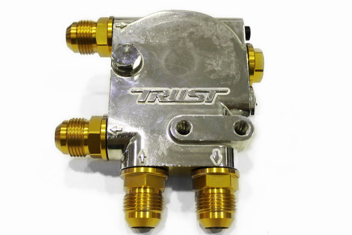 GReddy - GReddy Oil Cooler Filter Block Adapter Type-I - Remote Filter ( & Optional Bypass Tube ) - 12009990