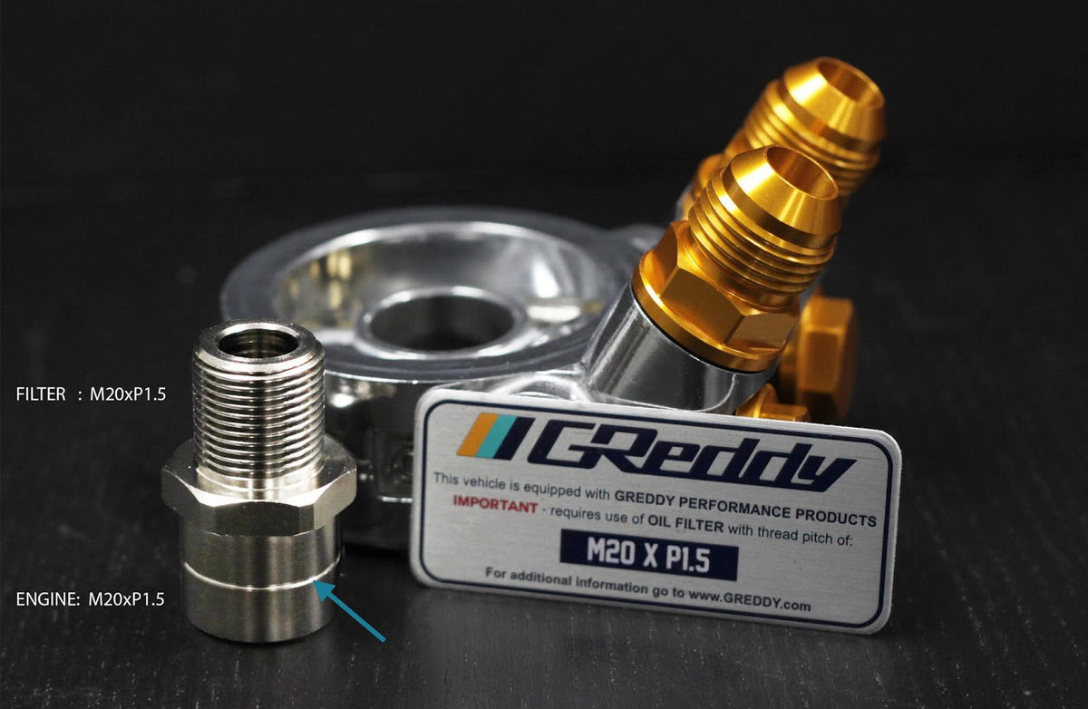 GReddy - Replacement Parts for GReddy Oil Cooler Block Adapter(s) Type E / B / F / I / G - 12002813