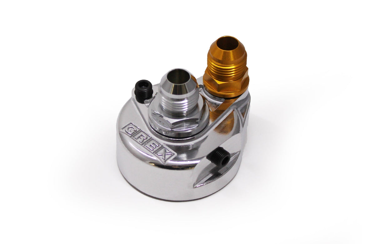 GReddy - GReddy Oil Cooler Relocation Block Adapter Type-B / Type-F - for Remote Filter - 12401111