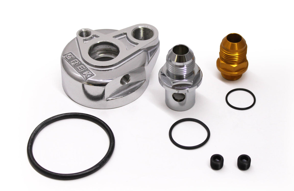 GReddy - GReddy Oil Cooler Relocation Block Adapter Type-B / Type-F - for Remote Filter - 12401129