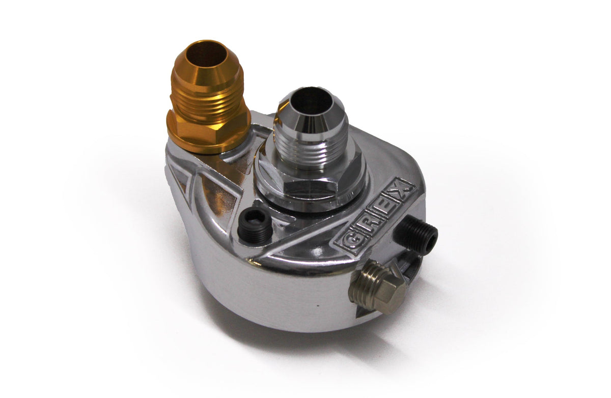 GReddy - GReddy Oil Filter Relocation Block Adapter Type-G (AN) - for Remote Filter - 12401139
