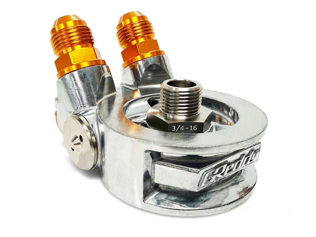 GReddy OIL COOLER STD BLOCK 3/4-16UNF 10AN - - 12401187