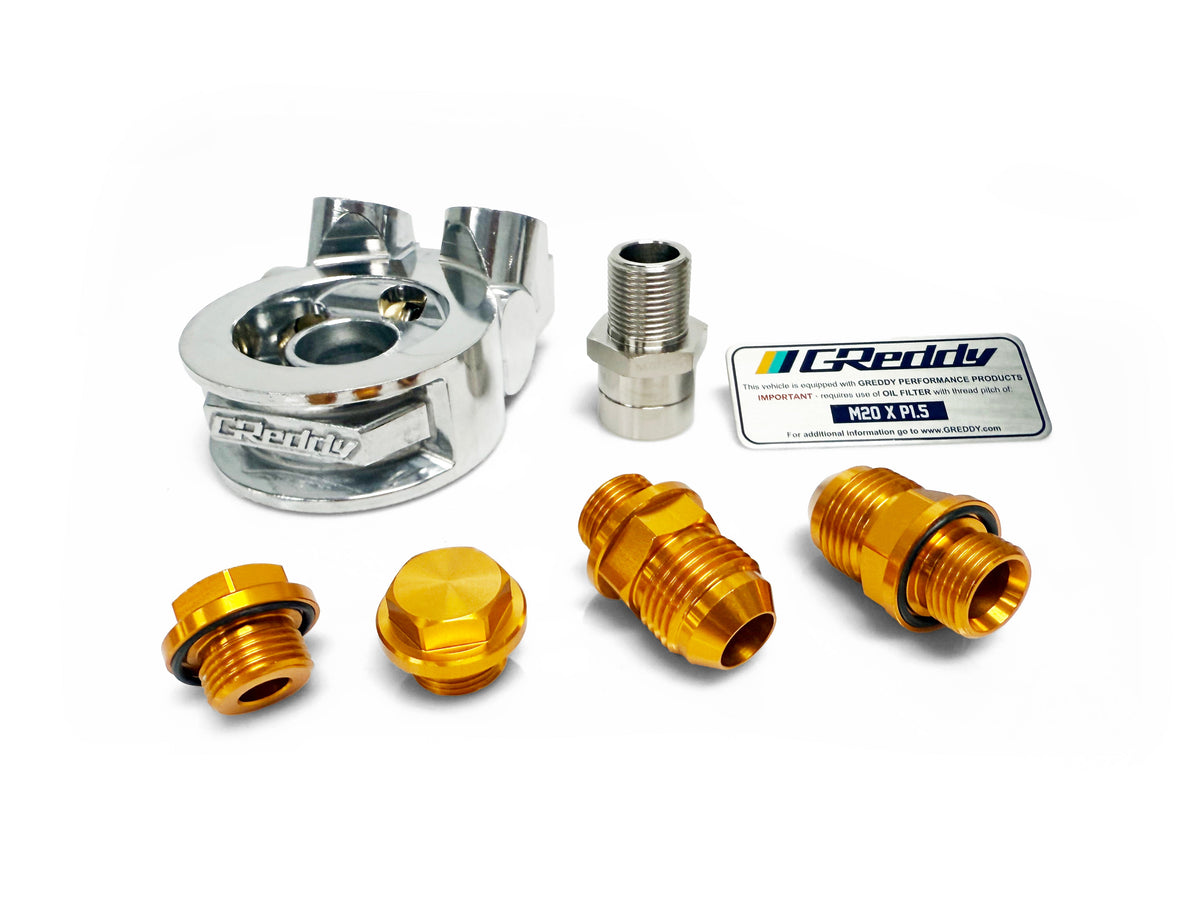 GReddy - Revised GReddy Std. Oil Cooler Block Adapter - Universal - 12401190