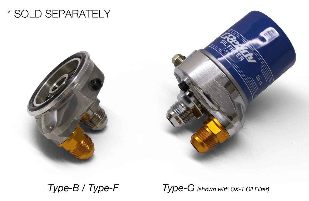 GReddy - GReddy Oil Cooler Relocation Block Adapter Type-B / Type-F - for Remote Filter - 12401129
