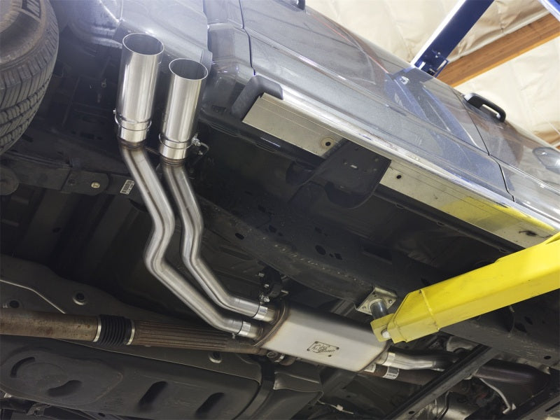 aFe Rebel Exhausts 3in SS Cat-Back 15-16 Ford F-150 EcoBoost V6 2.7/3.5L V8 5.0L w/ Polished Tips - 49-43081-P