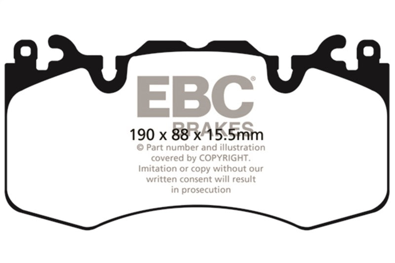 EBC 13+ Land Rover Range Rover 3.0 Supercharged Greenstuff Front Brake Pads - DP62064