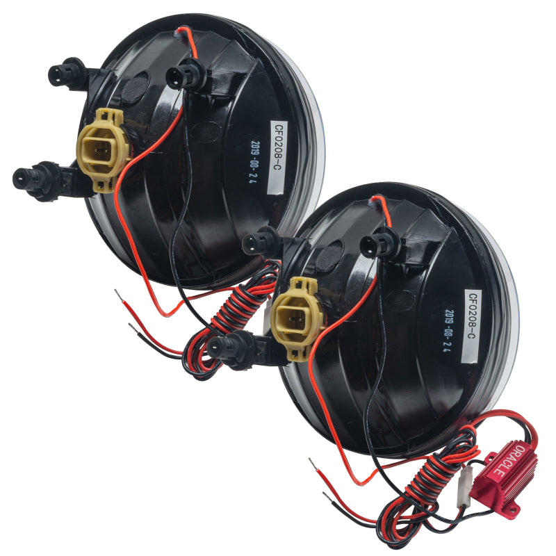 Oracle Lighting 07-14 GMC Sierra Pre-Assembled LED Halo Fog Lights -Red SEE WARRANTY - 7055-003