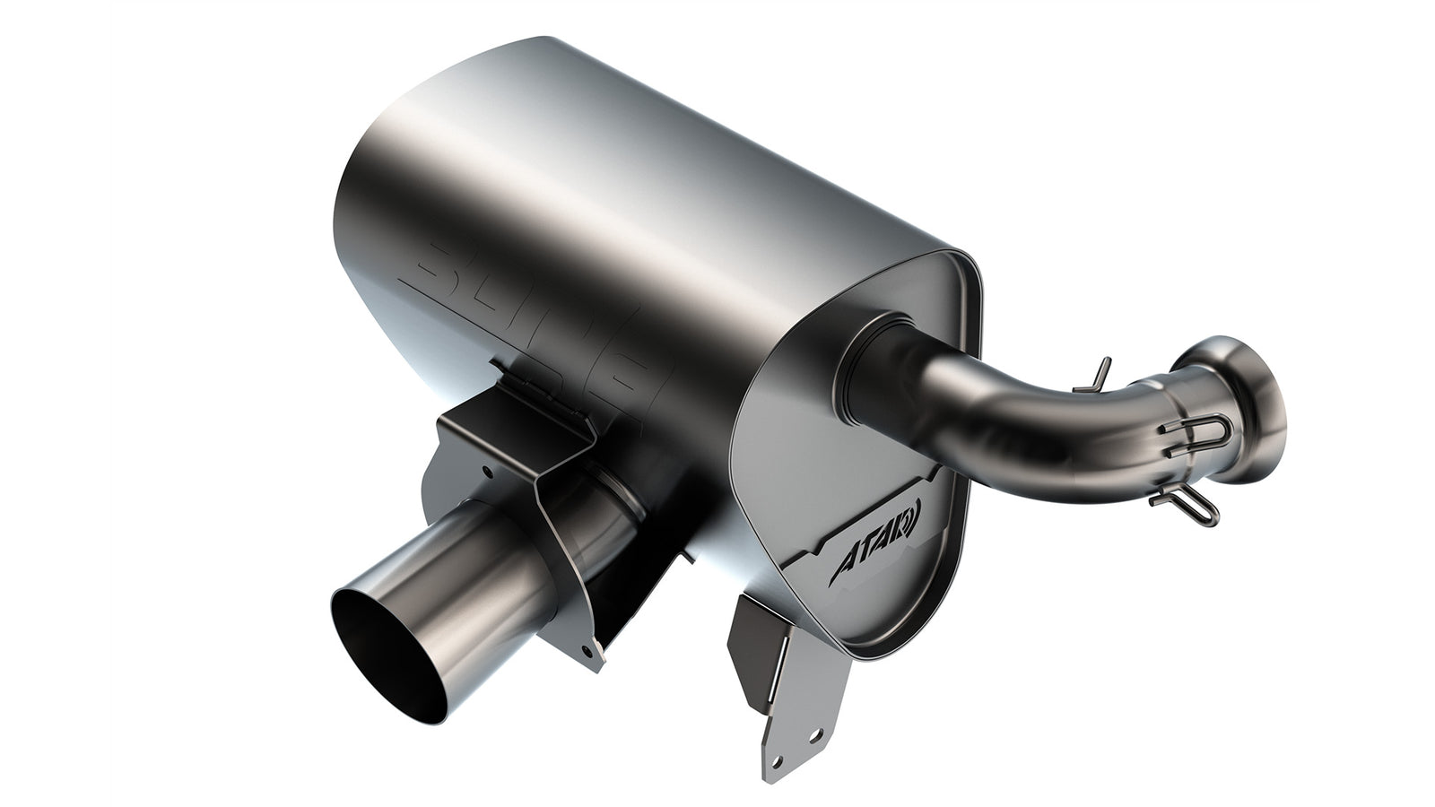 Borla 15-22 Can-Am Maverick X3 900cc Triple Turbo Manifold-Back Exhaust Atak Muffler