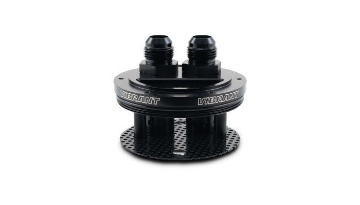 Vibrant 2-Port Catch Can Lid Assembly - 12786