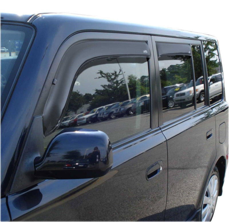 AVS 04-06 Scion XB Ventvisor In-Channel Front &amp; Rear Window Deflectors 4pc - Smoke - 194527