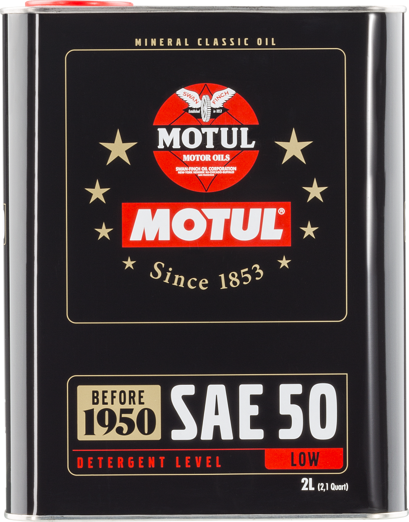 Motul Classic SAE 50 - 2L by Motul Tech - front view