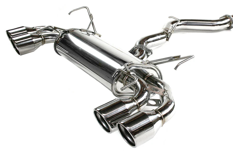 Invidia 08+ STi Hatch Dual Q300 Stainless Steel Tip Cat-back Exhaust - HS08STIG3S