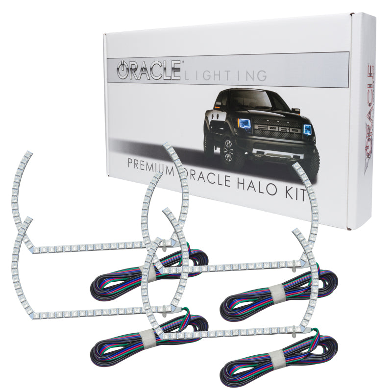 Oracle Chevrolet Silverado 14-15 Halo Kit Projector Style - ColorSHIFT- 2386-330