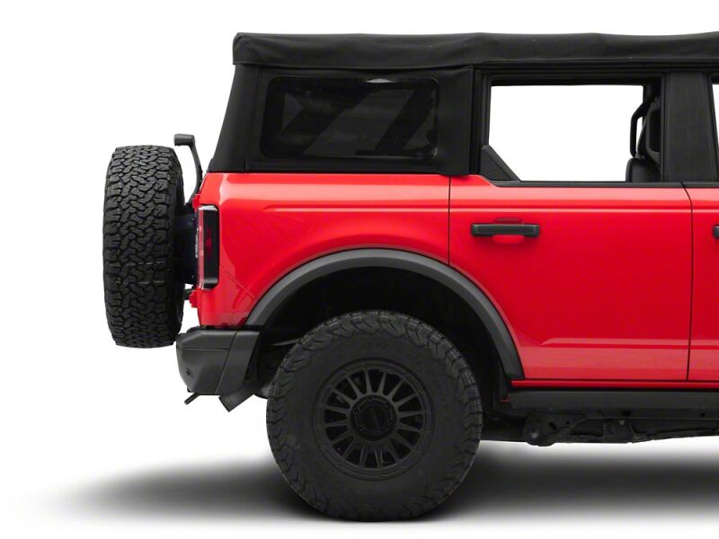 Raxiom 21-26 Ford Bronco Axial Series LED Tail Lights- Black Housing- Clear Lens - FB37113 - close-up view