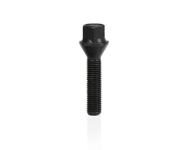Eibach Wheel Bolt M12 x 1.5 x 43mm x 17mm Hex Taper-Seat - Black Finish - S1-1-12-50-43-17-B by Eibach