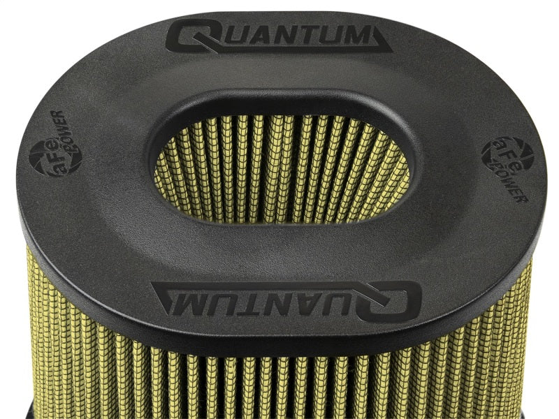 aFe Quantum Pro-Guard 7 Air Filter Inverted Top - 5in Flange x 8in Height - Oiled PG7 - 72-91132