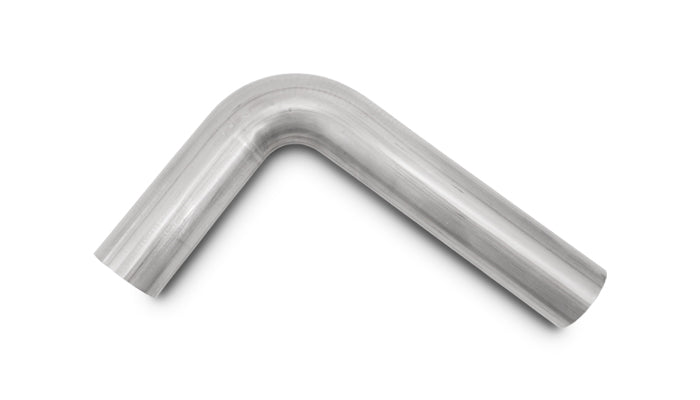Vibrant 2in O.D. T304 SS 90 deg Mandrel Bend 4in x 12in leg lengths (2.5in Centerline Radius) - 13050