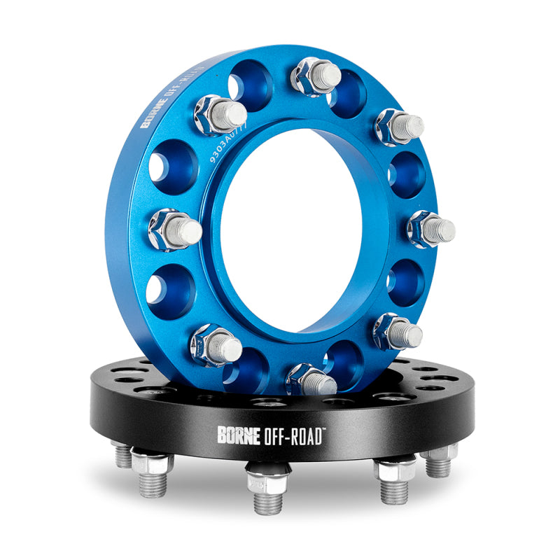 Borne Off-Road Wheel Spacers 8X165.1 121.3 32 M14 Blu - BNWS-006-320BL