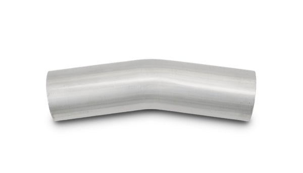 Vibrant 4in OD T304 SS 15 Deg Mandrel Bend 5in Leg Length (6in Centerline Radius) - 13134