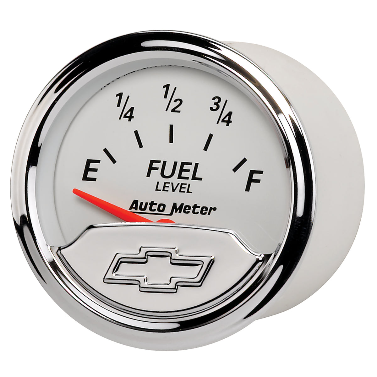 AutoMeter Gauge Fuel Level 2-1/16in. 240 Ohm(e) to 33 Ohm(f) Elec Chevrolet Heritage Bowtie - 1317-00408