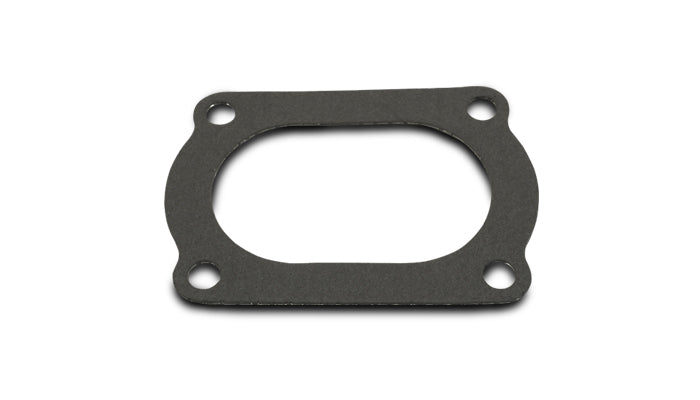 Vibrant 4 Bolt Flange Gasket for 3in O.D. Oval tubing (Matches #13175S) - 13175G