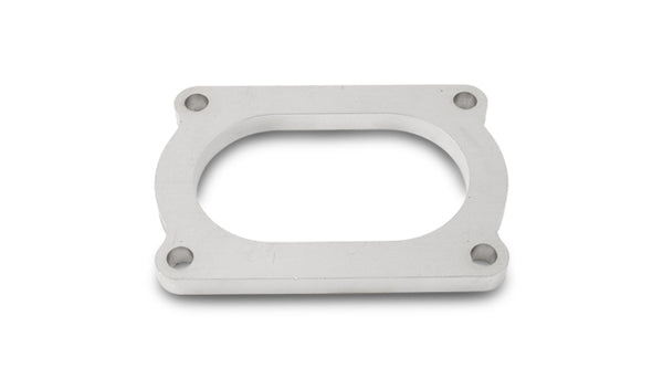 Vibrant T304 SS 4 Bolt Flange for 4in O.D. Oval tubing - 13177S